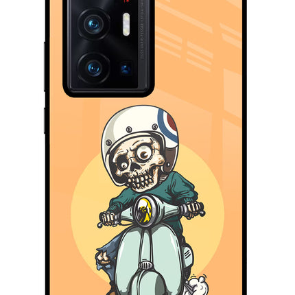 Undead Biker Vivo X70 Pro+ Glass Case