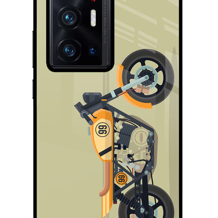 Vertical Speedster Vivo X70 Pro+ Glass Case