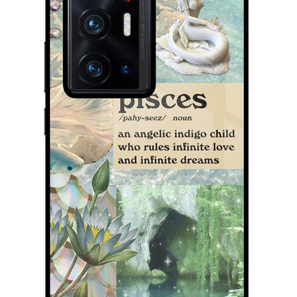 Pisces Zodiac Vivo X70 Pro+ Glass Case
