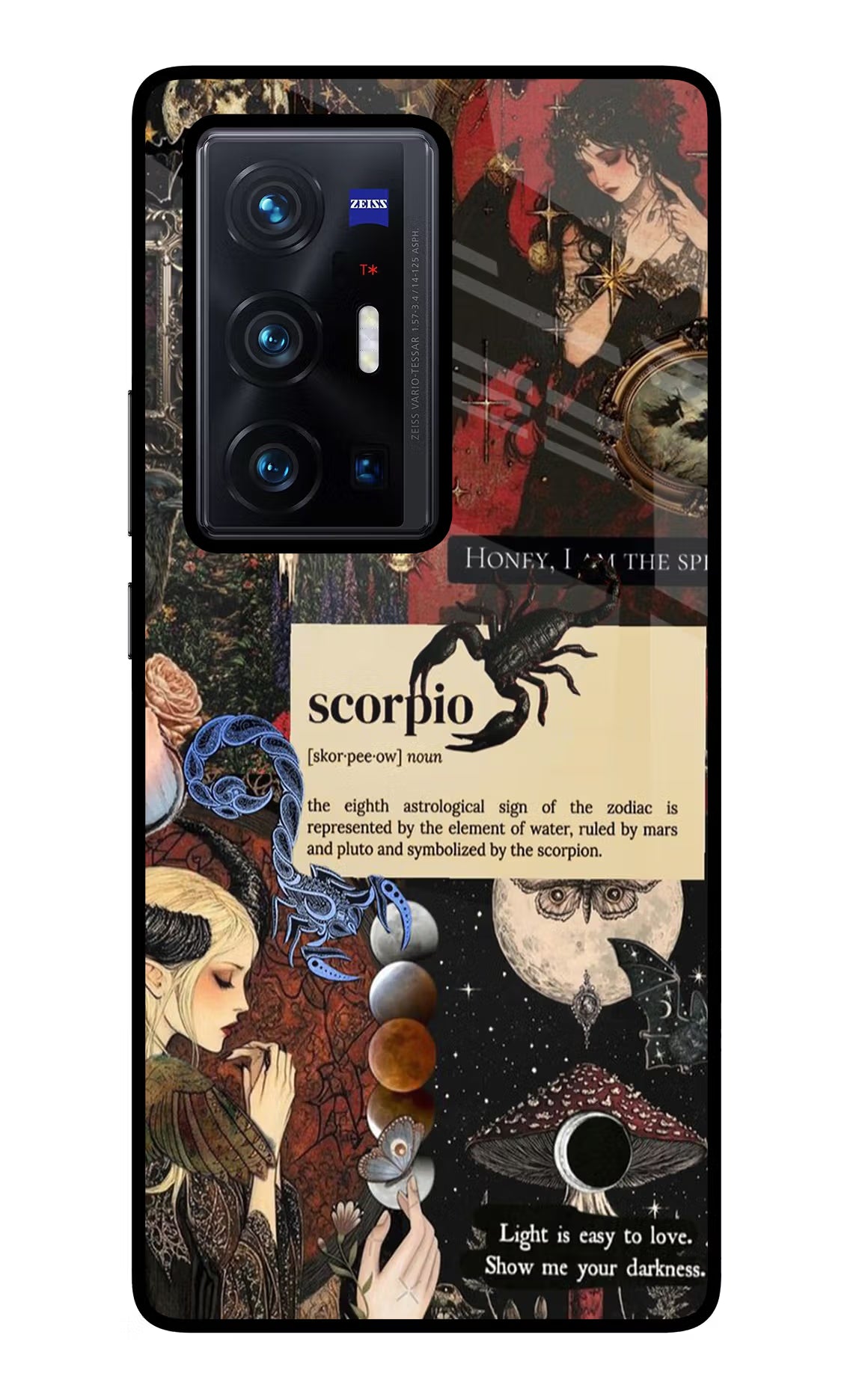 Scorpio Zodiac Vivo X70 Pro+ Glass Case