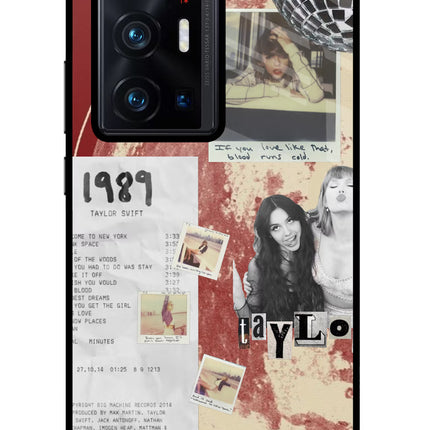 Taylor Swift Vivo X70 Pro+ Glass Case