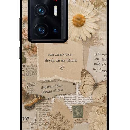 Vintage case Vivo X70 Pro+ Glass Case