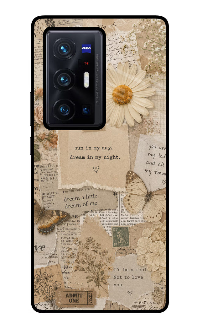 Vintage case Vivo X70 Pro+ Glass Case