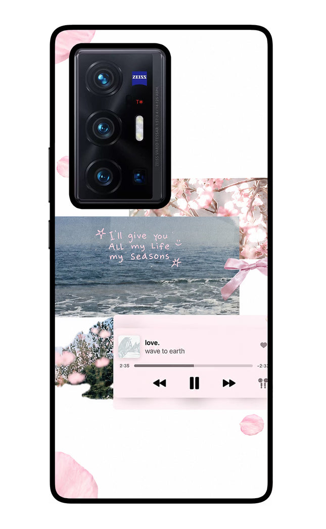 Wave to earth Vivo X70 Pro+ Glass Case