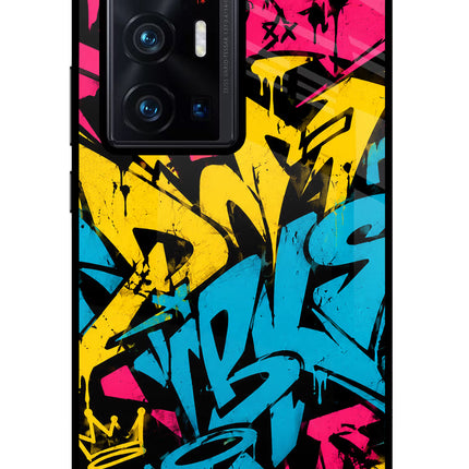 Graffiti Vibe Vivo X70 Pro+ Glass Case