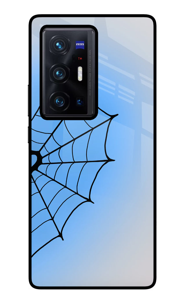 Blue Web Vivo X70 Pro+ Glass Case