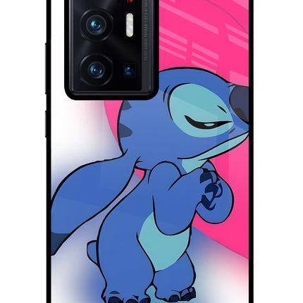 Stitch Hug Vivo X70 Pro+ Glass Case