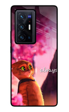 Always Cat Vivo X70 Pro+ Glass Case