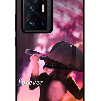 Forever Cat Vivo X70 Pro+ Glass Case