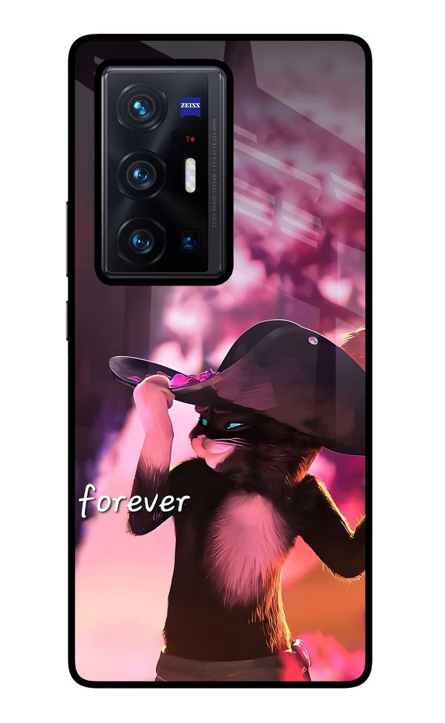 Forever Cat Vivo X70 Pro+ Glass Case
