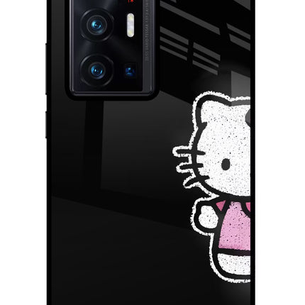 Kitty Charm Vivo X70 Pro+ Glass Case