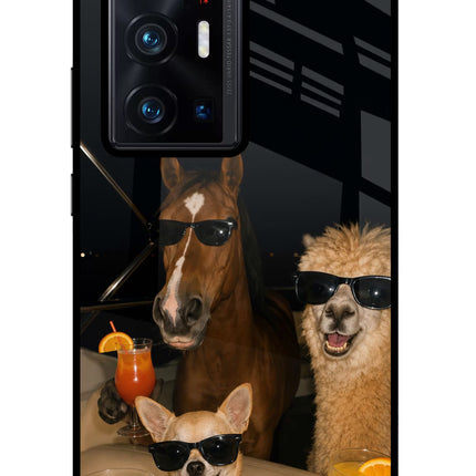 Party Squad Vivo X70 Pro+ Glass Case