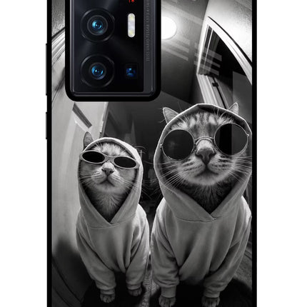 Hood Cats Vivo X70 Pro+ Glass Case