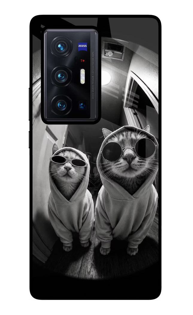 Hood Cats Vivo X70 Pro+ Glass Case