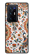 White Mayura Vivo X70 Pro+ Glass Case