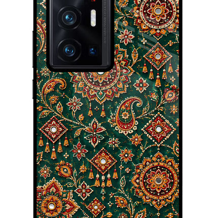 Green Pataka Vivo X70 Pro+ Glass Case