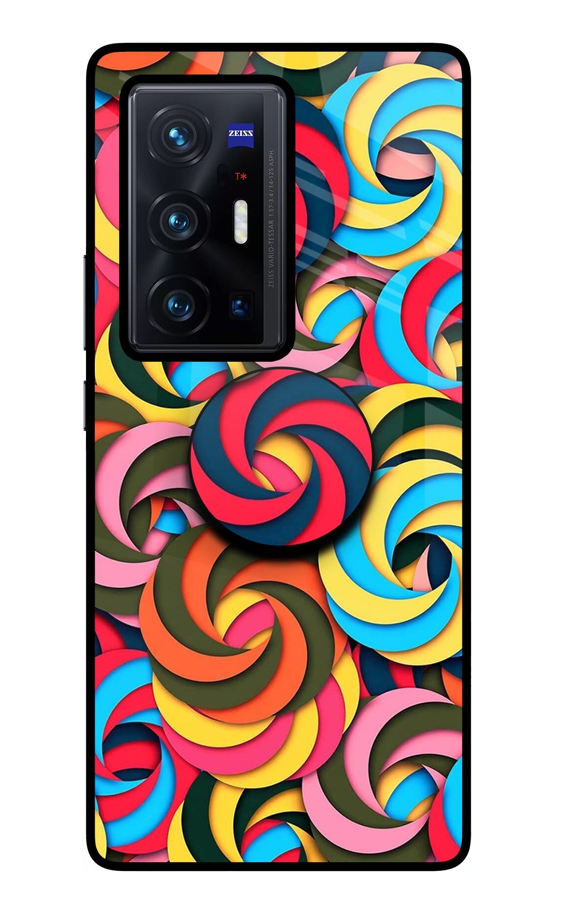 Spiral Pattern Vivo X70 Pro+ Pop Case