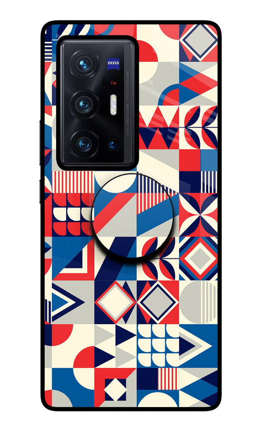 Colorful Pattern Vivo X70 Pro+ Glass Case