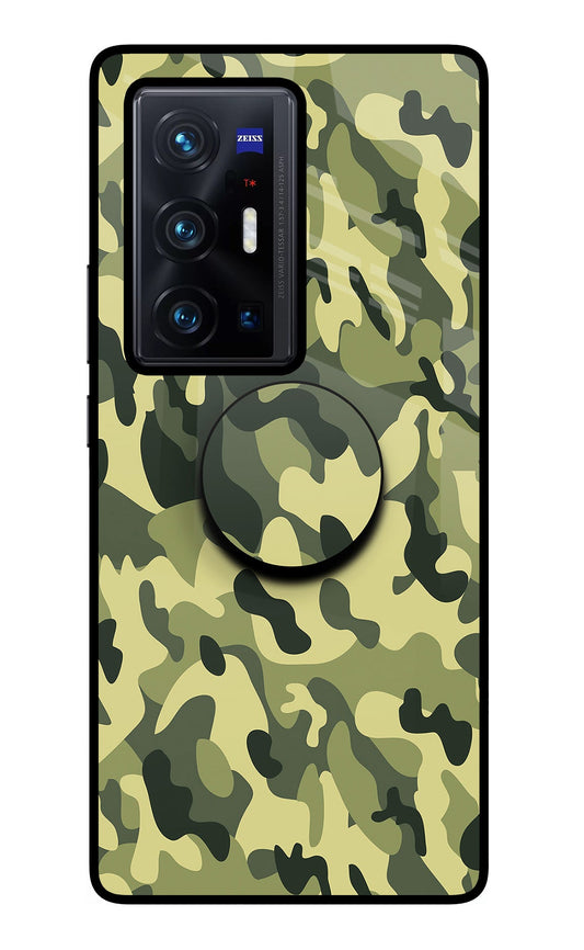 Camouflage Vivo X70 Pro+ Glass Case