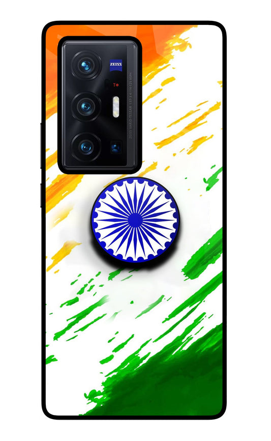 Indian Flag Ashoka Chakra Vivo X70 Pro+ Glass Case