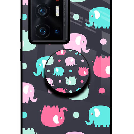 Baby Elephants Vivo X70 Pro+ Pop Case by Casekaro