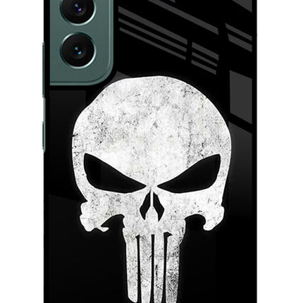 Punisher Skull Samsung S22 Glass Case