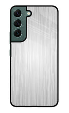 Wooden Grey Texture Samsung S22 Glass Case