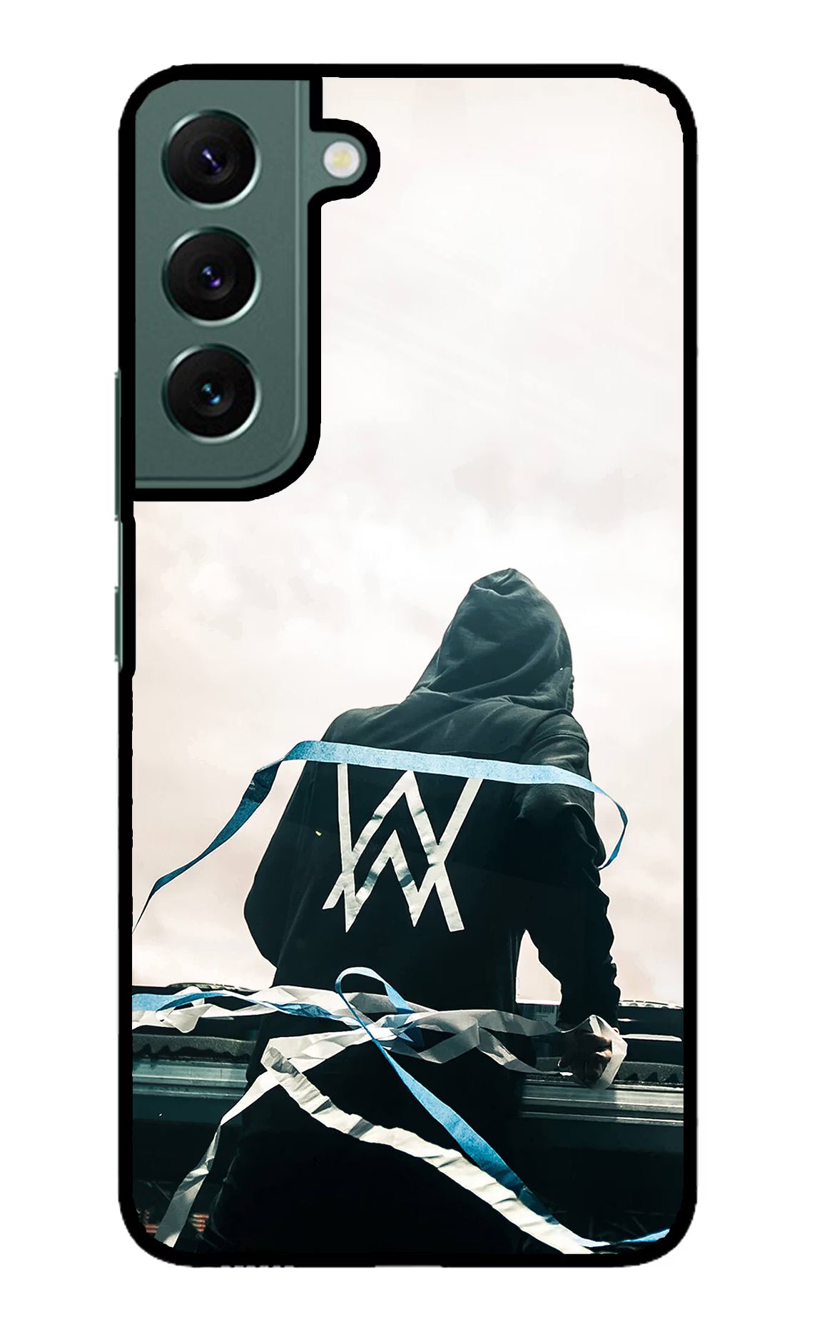 Alan Walker Samsung S22 Glass Case Back Cover by Casekaro