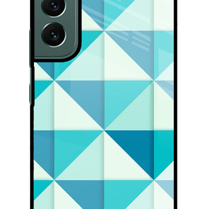 Abstract Samsung S22 Glass Case