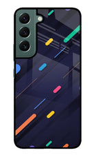 Abstract Design Samsung S22 Glass Case