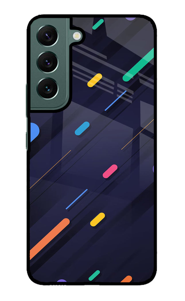 Abstract Design Samsung S22 Glass Case