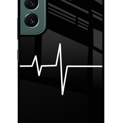 Heart Beats Samsung S22 Glass Case
