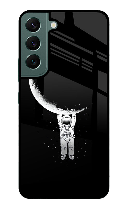 Moon Space Samsung S22 Glass Case