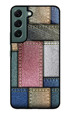 Multicolor Jeans Samsung S22 Glass Case