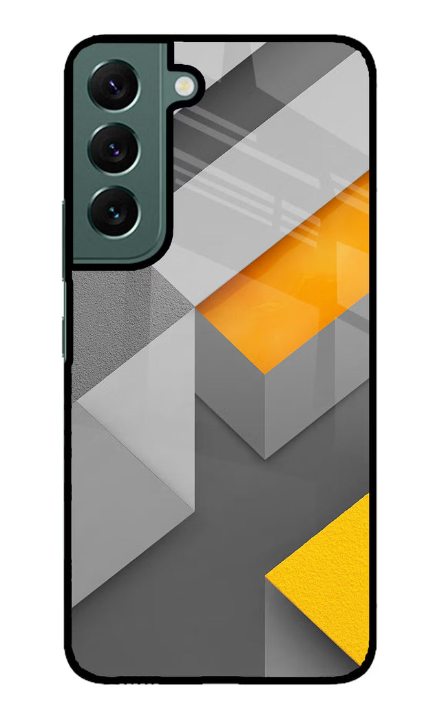 Abstract Samsung S22 Glass Case
