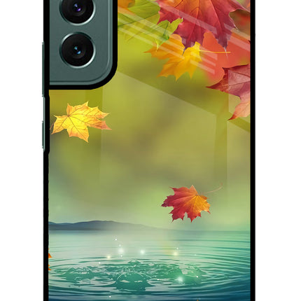 Flowers Samsung S22 Glass Case