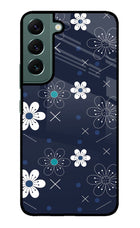 Flowers Samsung S22 Glass Case