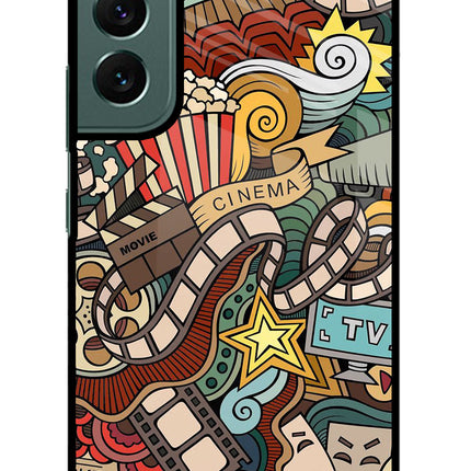 Cinema Abstract Samsung S22 Glass Case