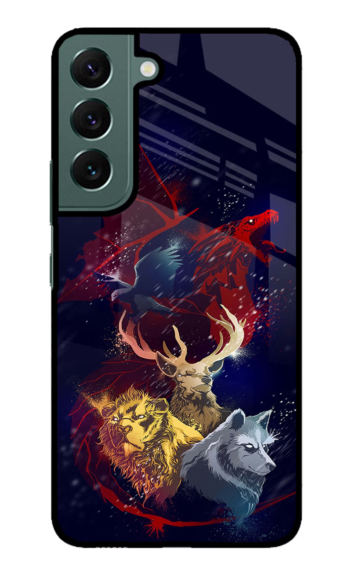 Game Of Thrones Samsung S22 Glass Case Back Cover by Casekaro