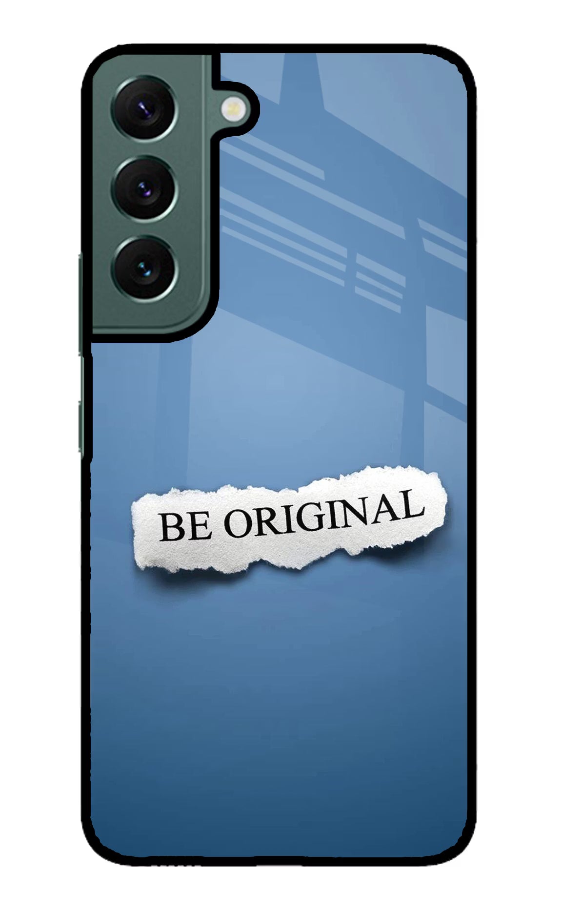 Be Original Samsung S22 Glass Case Back Cover by Casekaro