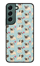 Pug Dog Samsung S22 Glass Case