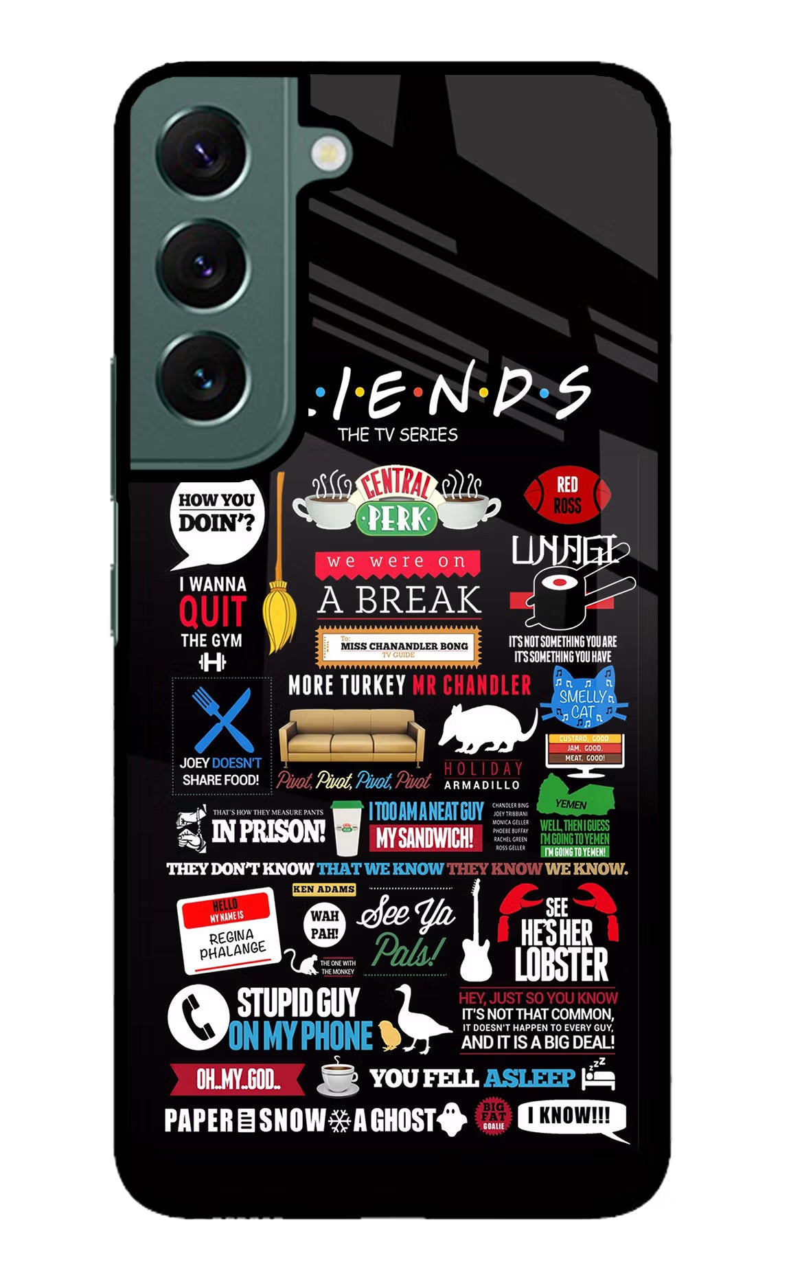 FRIENDS Samsung S22 Glass Case