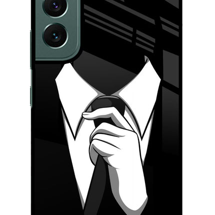 Black Tie Samsung S22 Glass Case