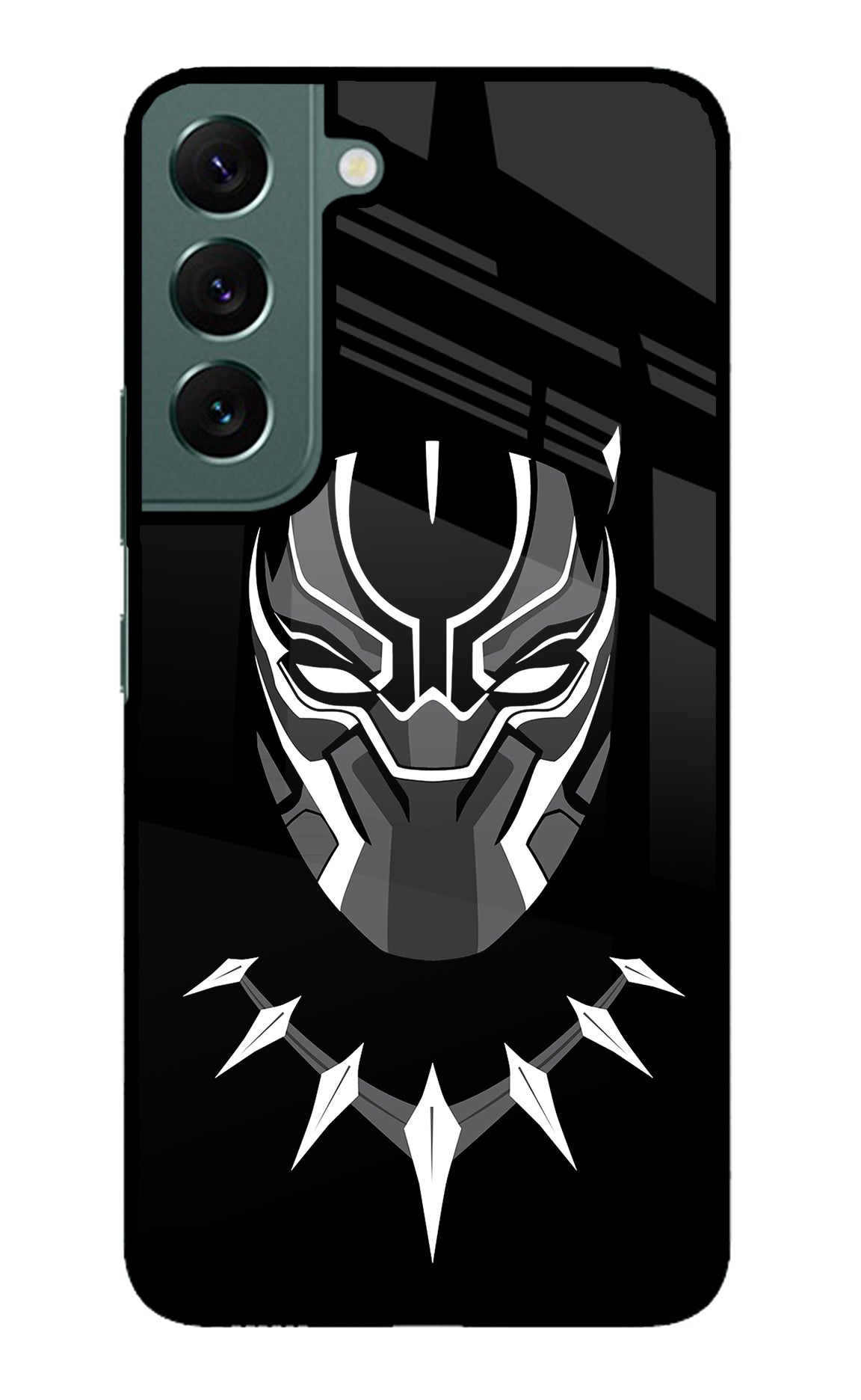 Black Panther Samsung S22 Glass Case