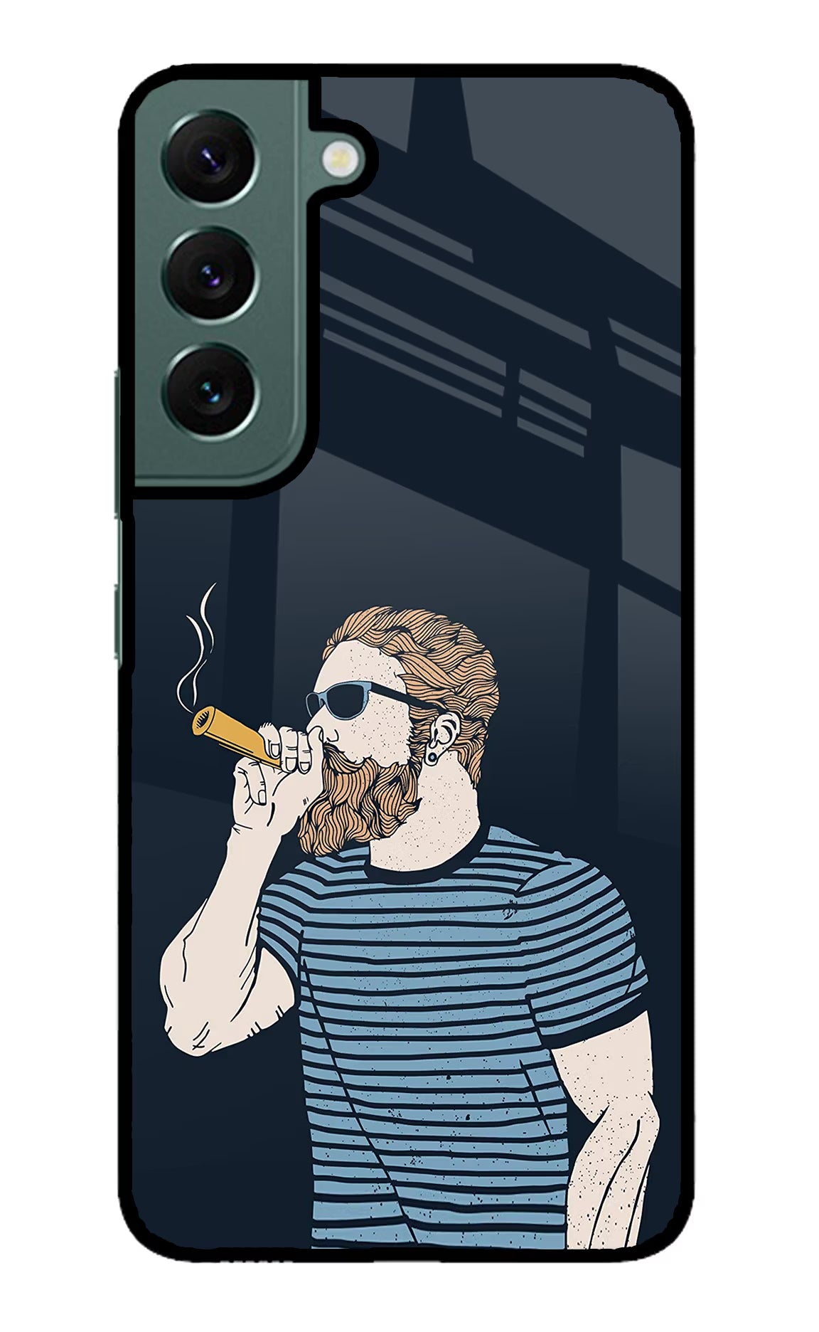 Smoking Samsung S22 Glass Case