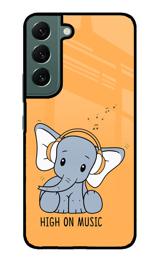 High On Music Samsung S22 Glass Case