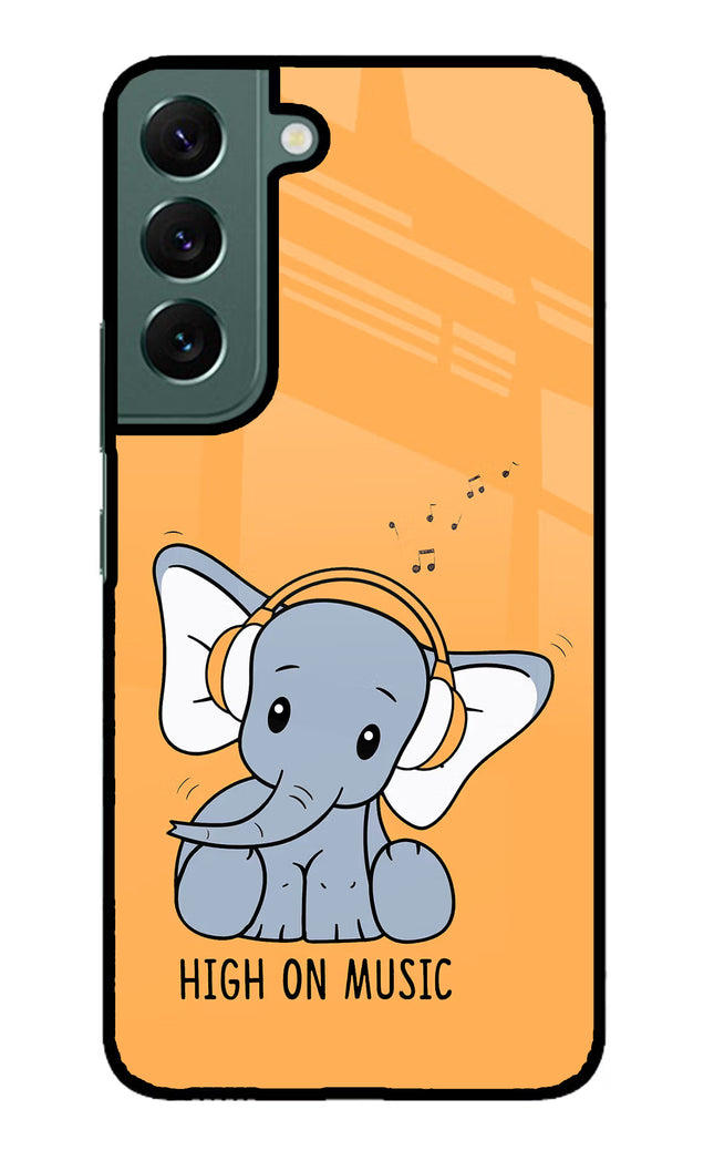 High On Music Samsung S22 Glass Case