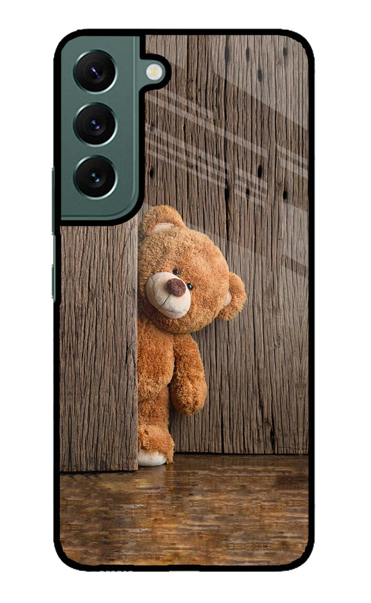 Teddy Wooden Samsung S22 Glass Case