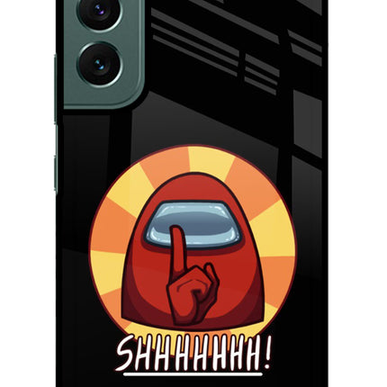 Among Us Shhh! Samsung S22 Glass Case
