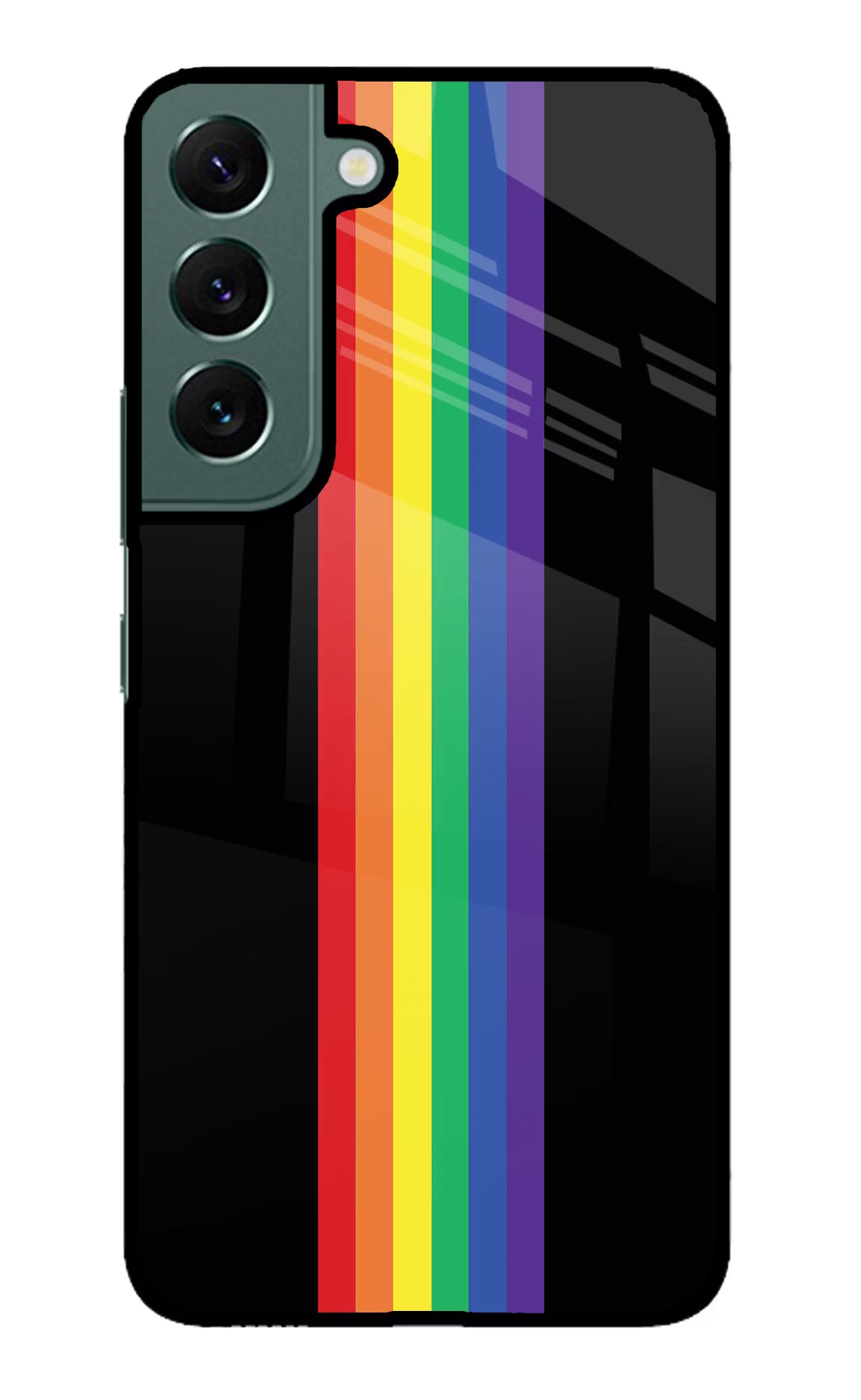 Pride Samsung S22 Glass Case Back Cover by Casekaro